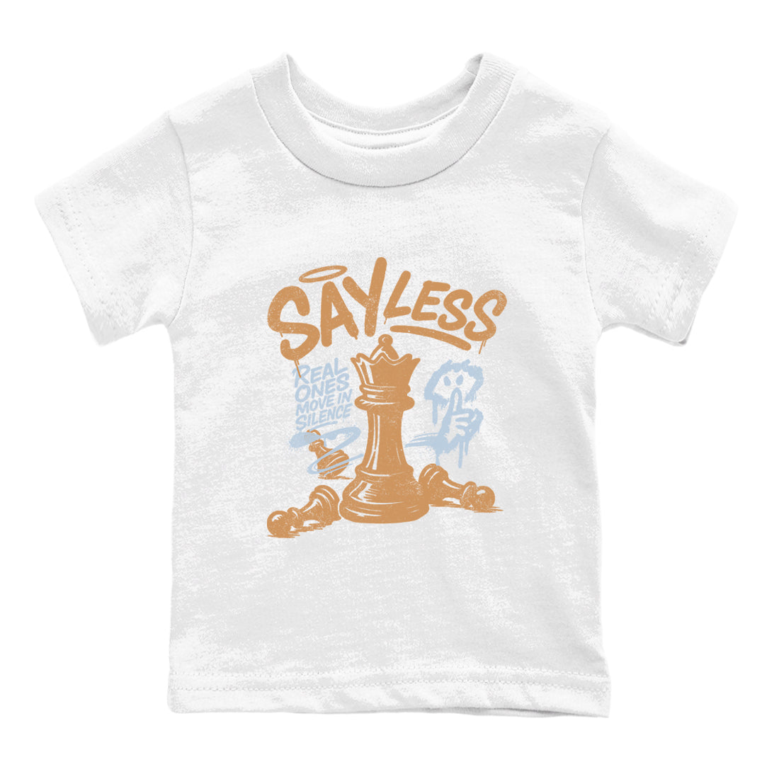 Sneaker match tees – Sneaker Tees To Match Air Jordan 3 Champagne and Oysters Shoes – Say Less Kids T-Shirt White 2