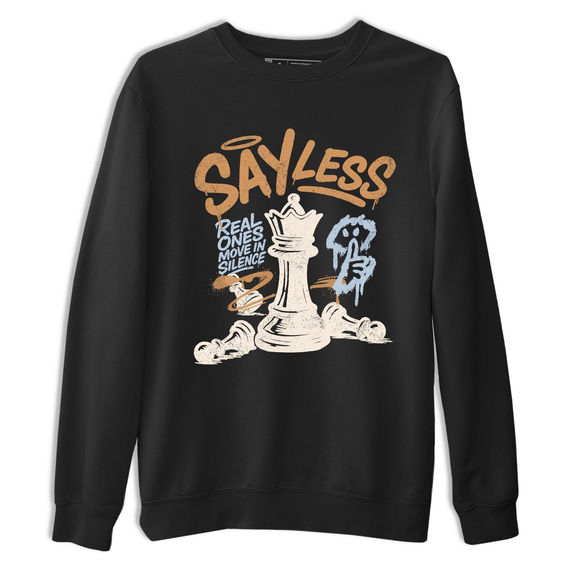 Sneaker match tees – Sneaker Tees To Match Air Jordan 3 Champagne and Oysters Shoes – Say Less Tee Black 2