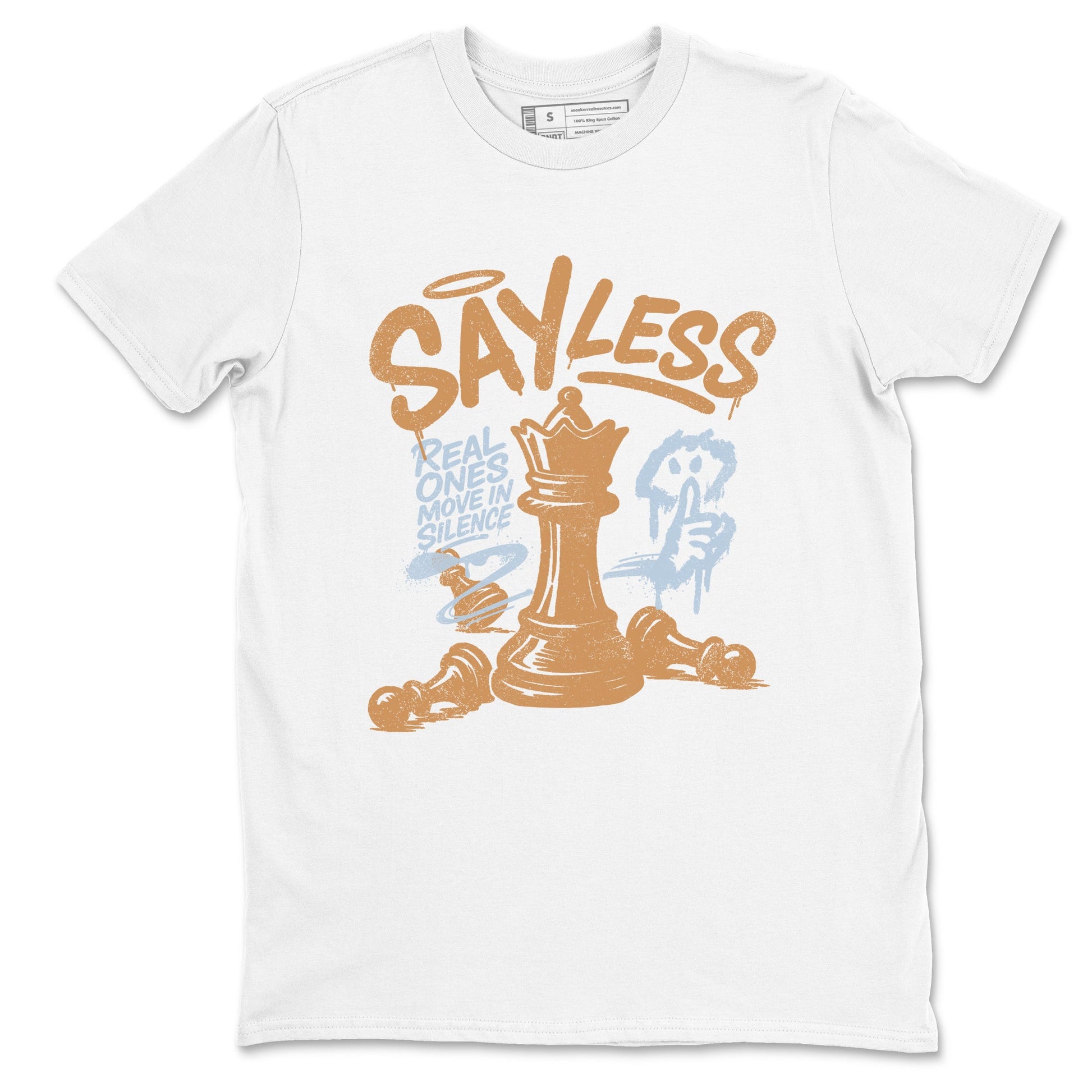 Sneaker match tees – Sneaker Tees To Match Air Jordan 3 Champagne and Oysters Shoes – Say Less Tee White 2