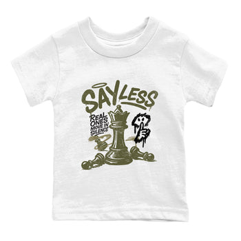 Sneaker Threads – Sneaker Threads To Match Air Jordan 3 Family Affair Shoes – Say Less Kids T-Shirt White 2