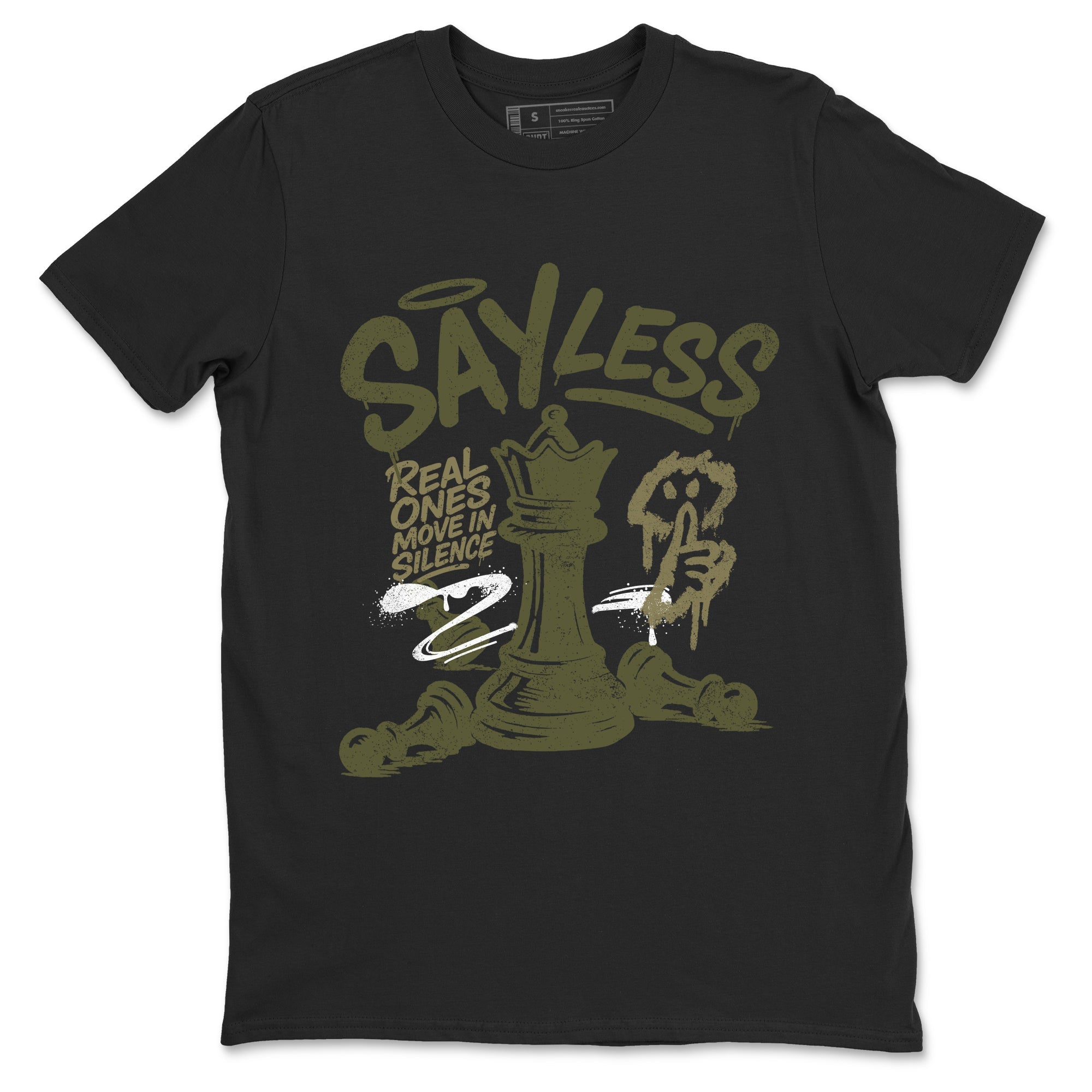 Sneaker Threads – Sneaker Threads To Match Air Jordan 3 Family Affair Shoes – Say Less Tee Black 2
