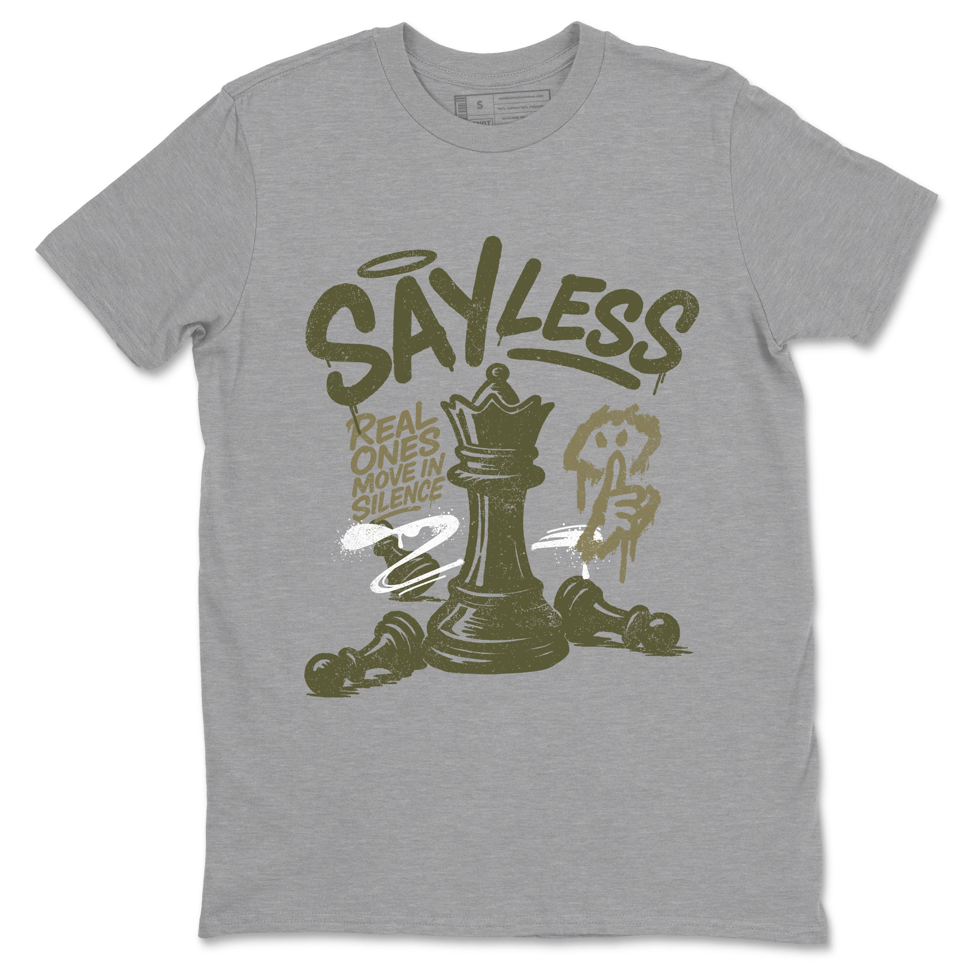 Sneaker Threads – Sneaker Threads To Match Air Jordan 3 Family Affair Shoes – Say Less Tee Heather Grey 2