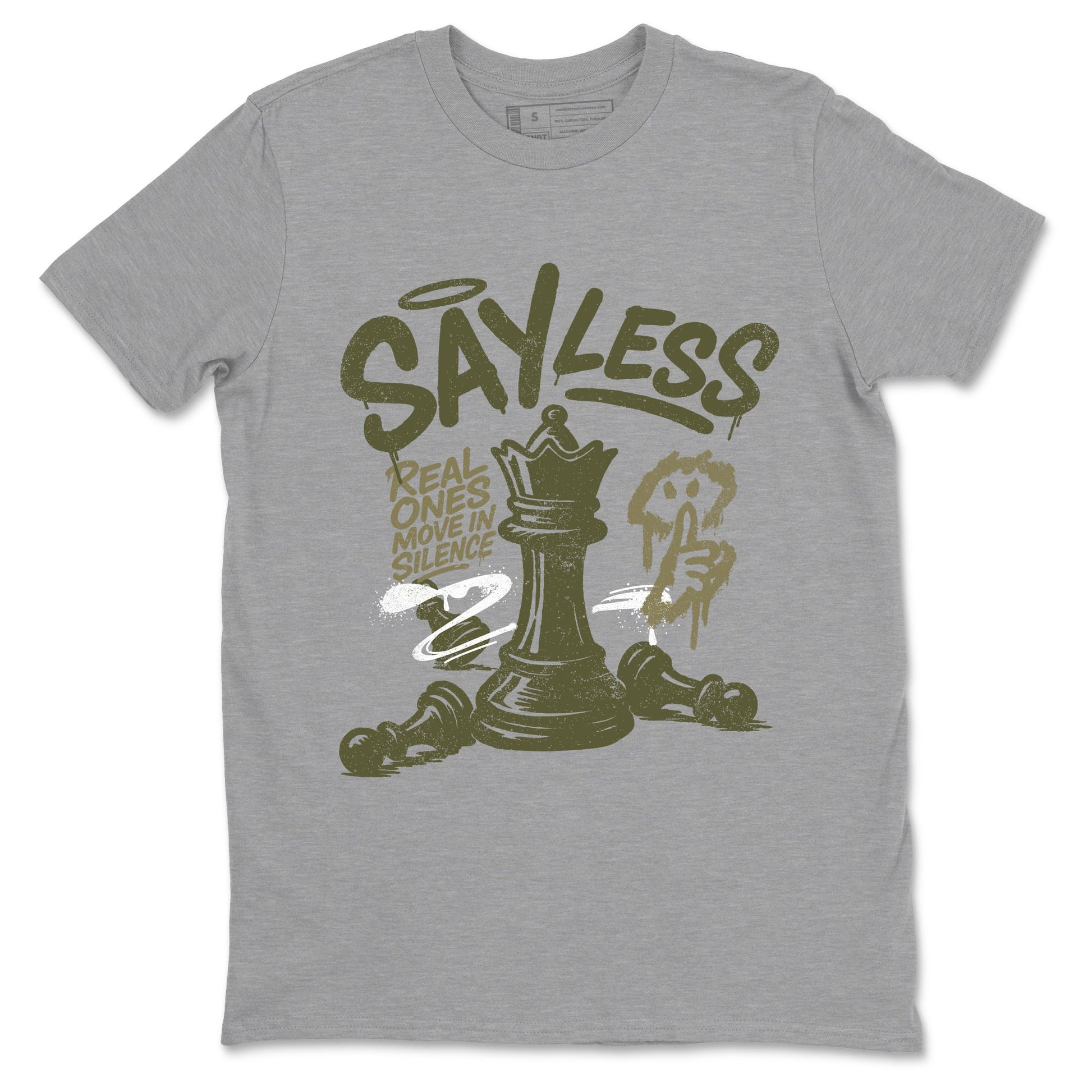 Sneaker Threads – Sneaker Threads To Match Air Jordan 3 Family Affair Shoes – Say Less Tee Heather Grey 2
