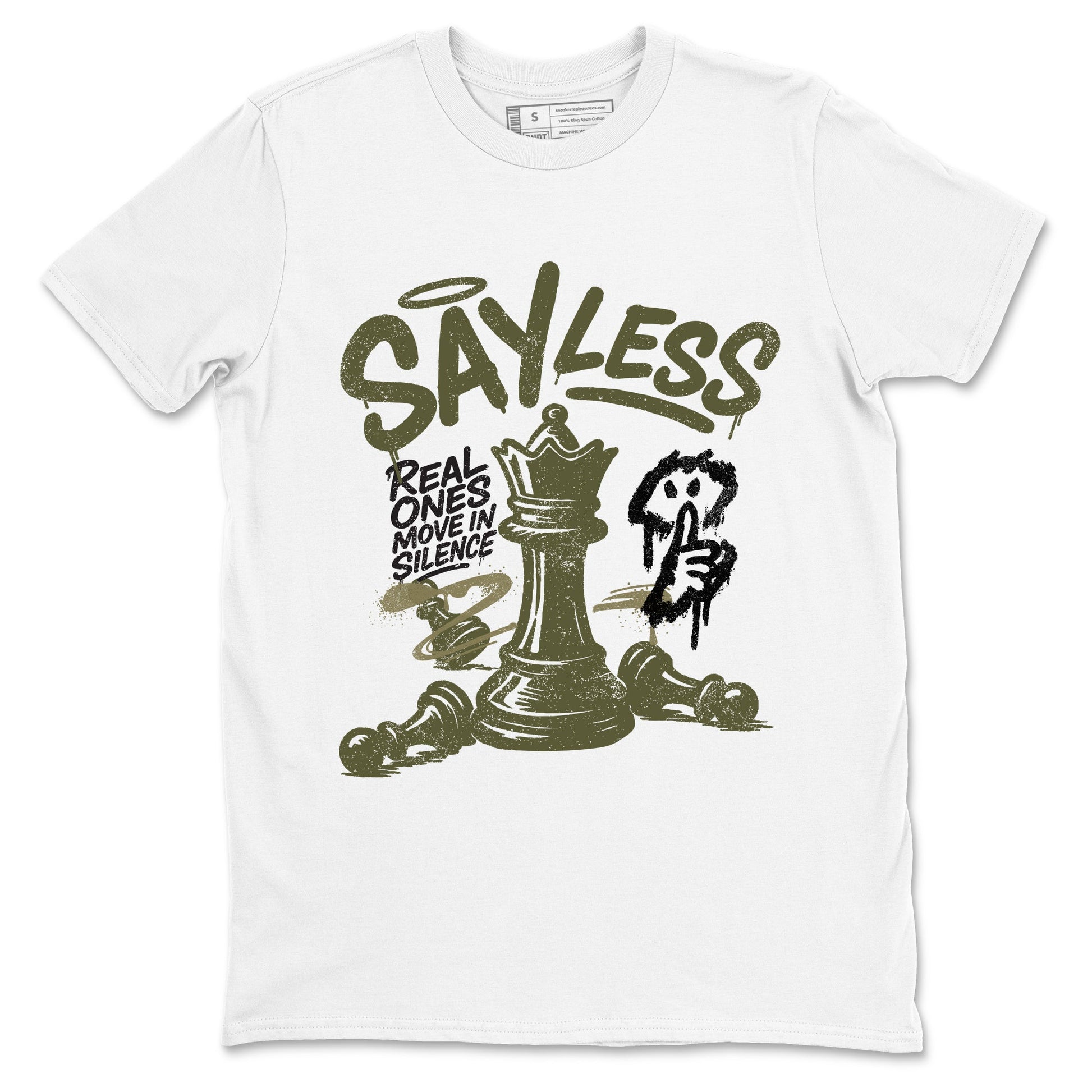 Sneaker Threads – Sneaker Threads To Match Air Jordan 3 Family Affair Shoes – Say Less Tee White 2