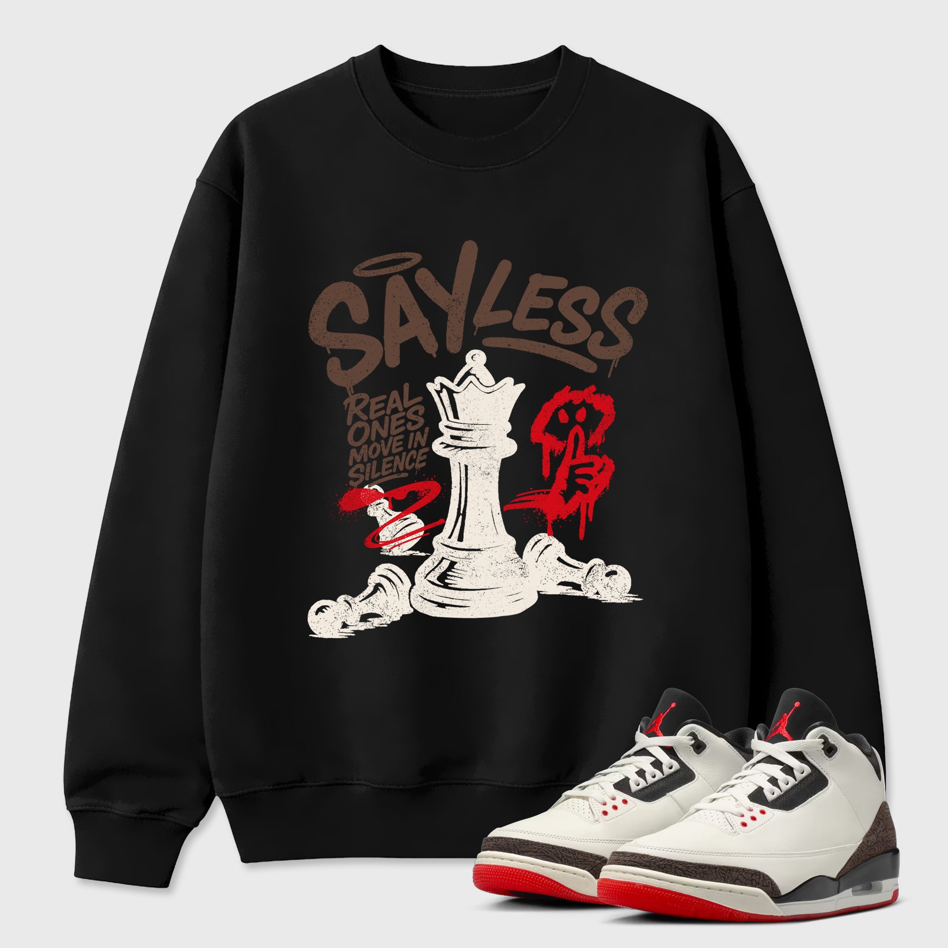 Sneaker match tees – Sneaker Tees To Match Air Jordan 3 World's Best Dad Shoes – Say Less Tee Black 1