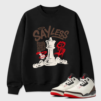 Sneaker match tees – Sneaker Tees To Match Air Jordan 3 World's Best Dad Shoes – Say Less Tee Black 1