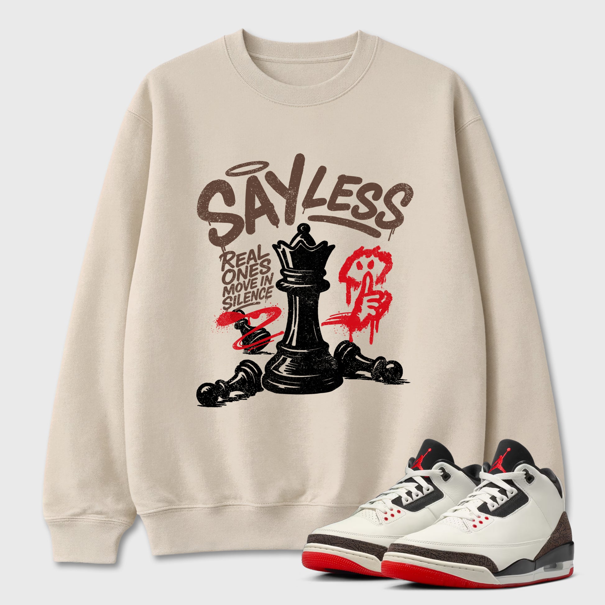 Sneaker match tees – Sneaker Tees To Match Air Jordan 3 World's Best Dad Shoes – Say Less Tee Natural 1