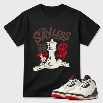 Sneaker match tees – Sneaker Tees To Match Air Jordan 3 World's Best Dad Shoes – Say Less Tee Black 1