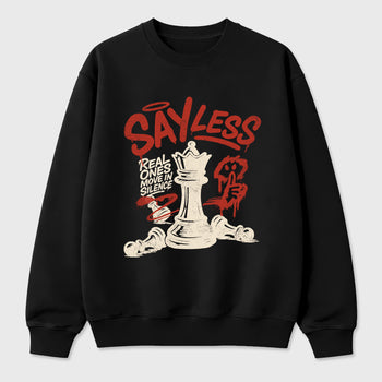 Perfect Sneakerhead Fashion Outfits – Sneaker Tees To Match Air Jordan 4 Brick After Brick Shoes – Say Less Graphic Tee Black 2