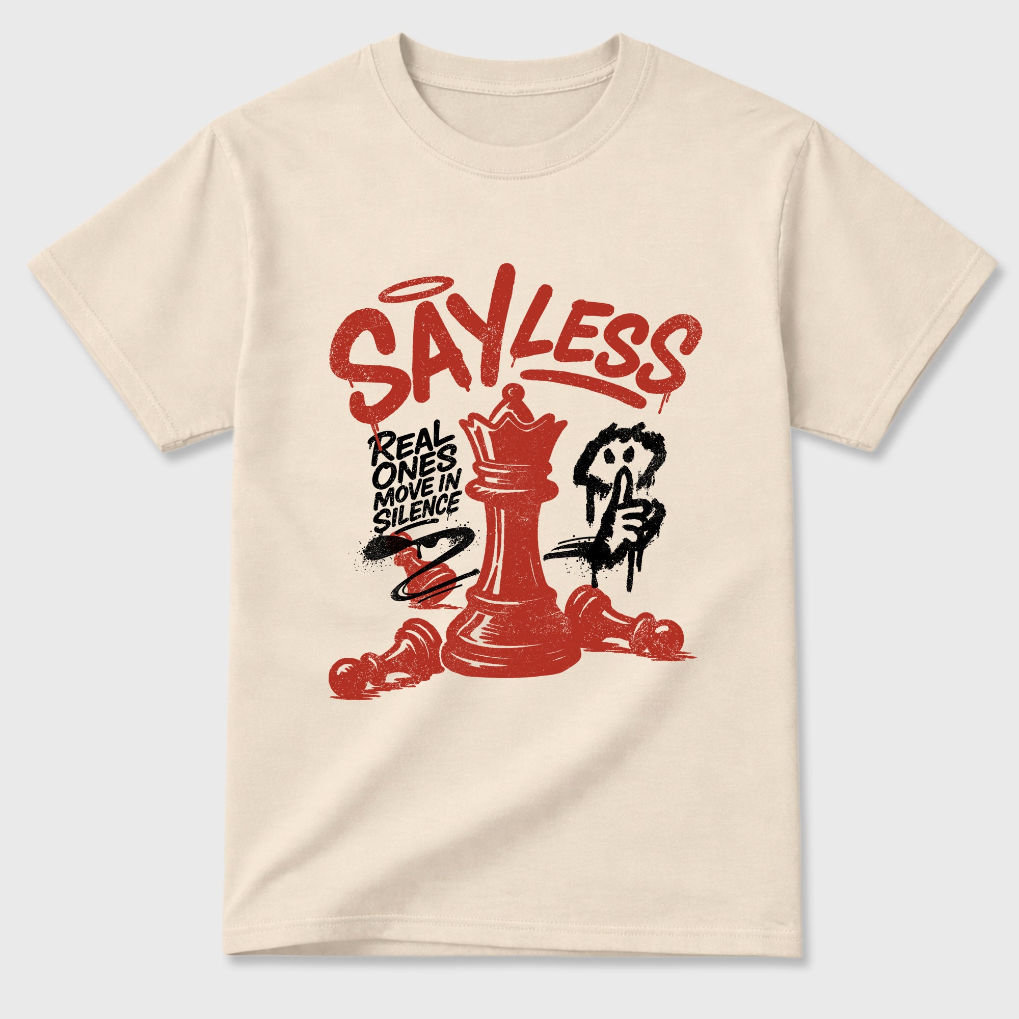 Perfect Sneakerhead Fashion Outfits – Sneaker Tees To Match Air Jordan 4 Brick After Brick Shoes – Say Less Graphic Tee Natural 2