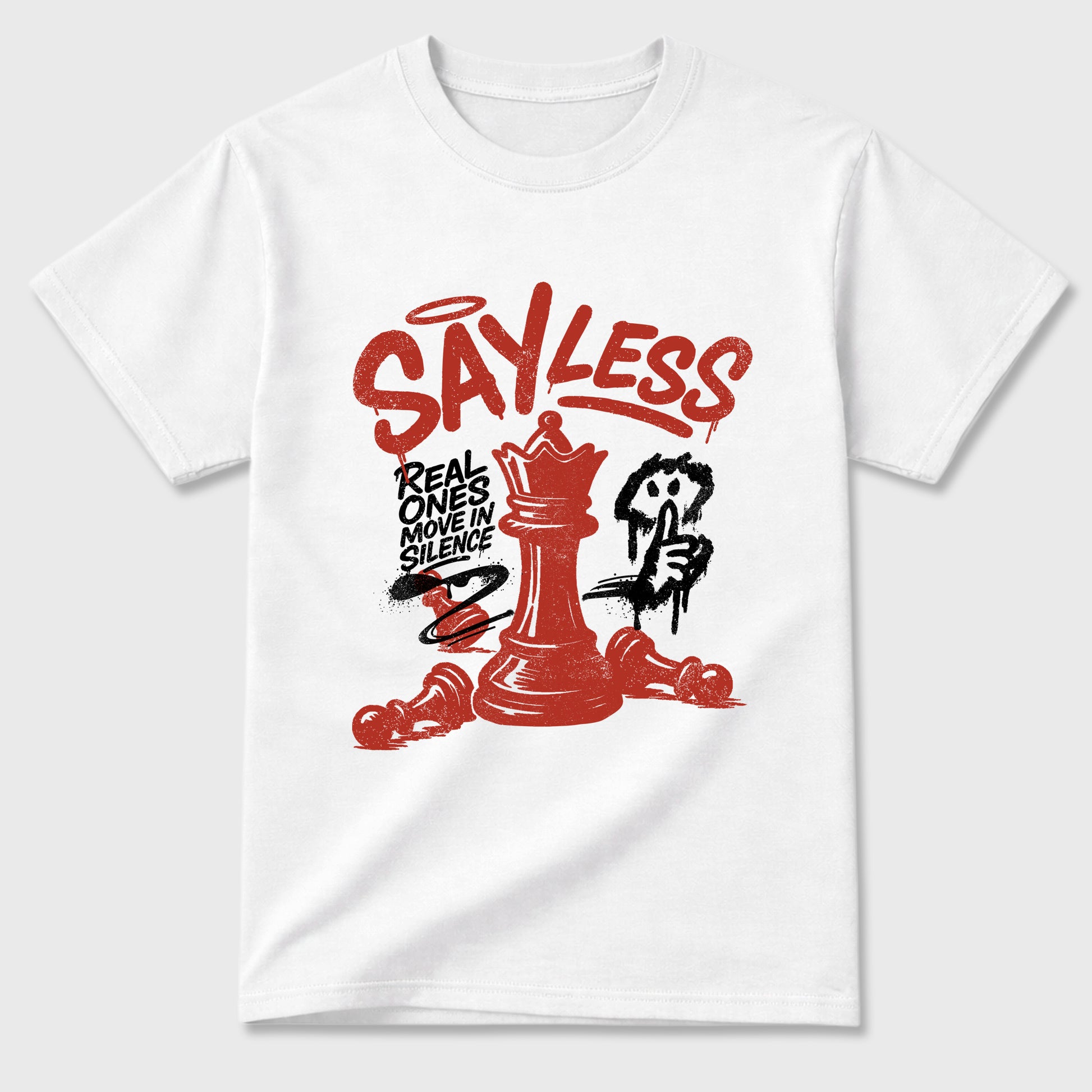 Perfect Sneakerhead Fashion Outfits – Sneaker Tees To Match Air Jordan 4 Brick After Brick Shoes – Say Less Graphic Tee White 2