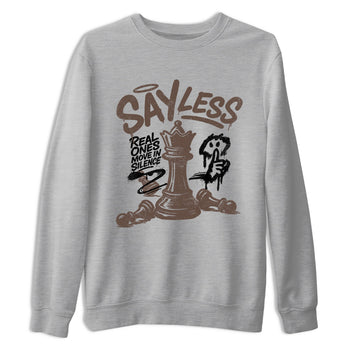 Sneaker match tees – Sneaker Tees To Match Air Jordan 4 Cave Stone Shoes – Say Less Tee Heather Grey 2