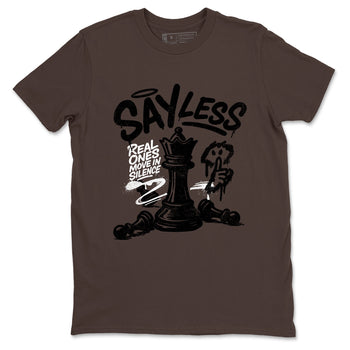 Sneaker match tees – Sneaker Tees To Match Air Jordan 4 Cave Stone Shoes – Say Less Tee Dark Chocolate 2