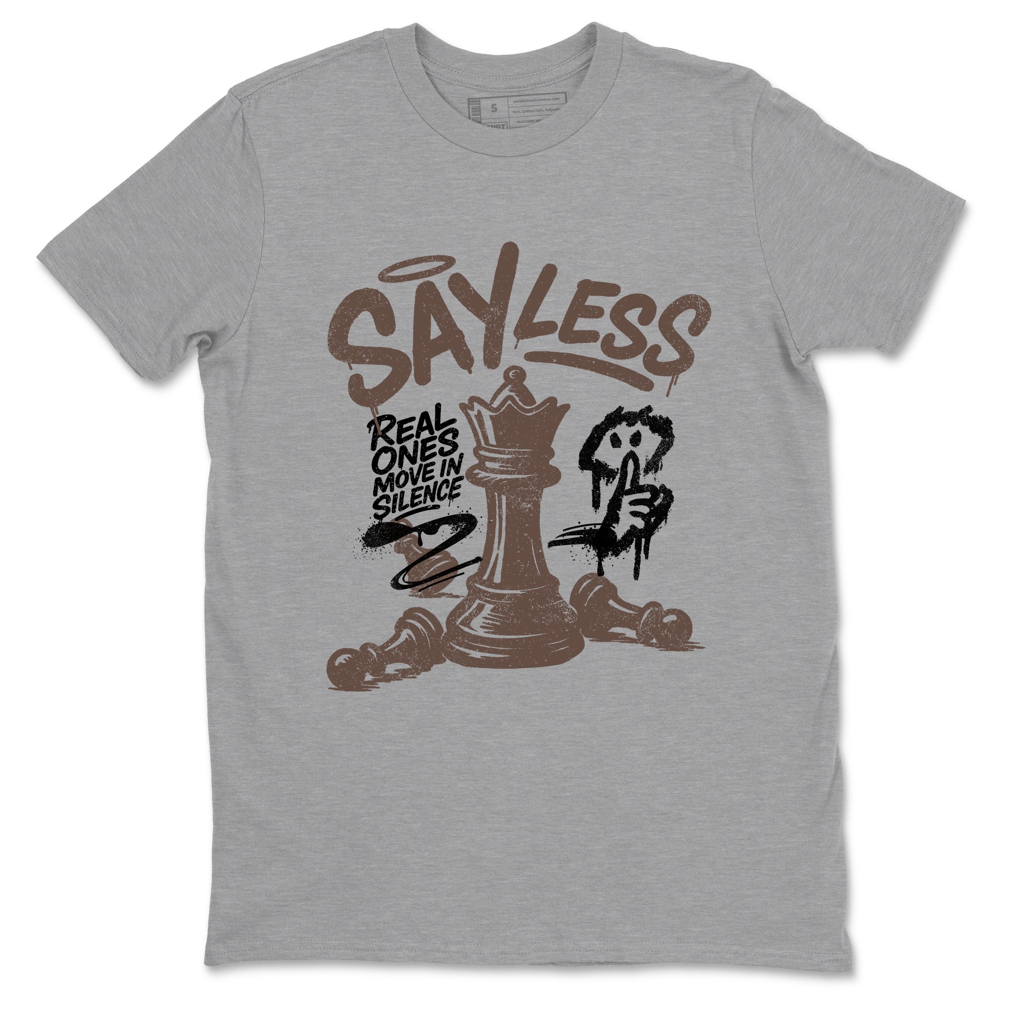 Sneaker match tees – Sneaker Tees To Match Air Jordan 4 Cave Stone Shoes – Say Less Tee Heather Grey 2