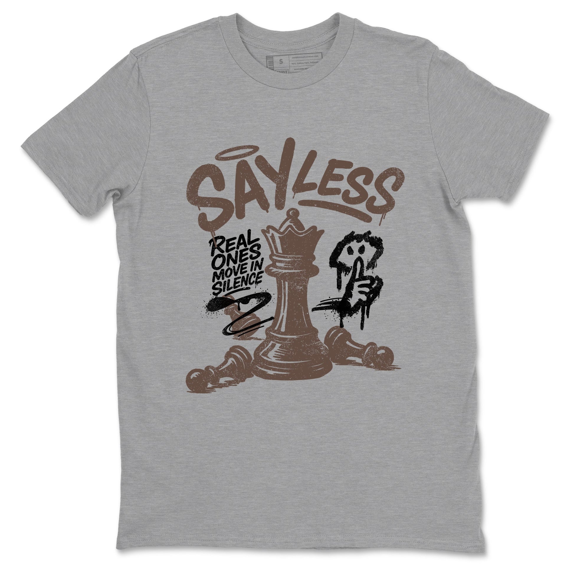 Sneaker match tees – Sneaker Tees To Match Air Jordan 4 Cave Stone Shoes – Say Less Tee Heather Grey 2