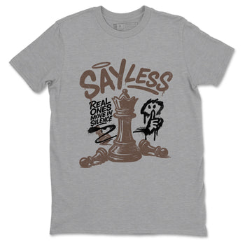 Sneaker match tees – Sneaker Tees To Match Air Jordan 4 Cave Stone Shoes – Say Less Tee Heather Grey 2