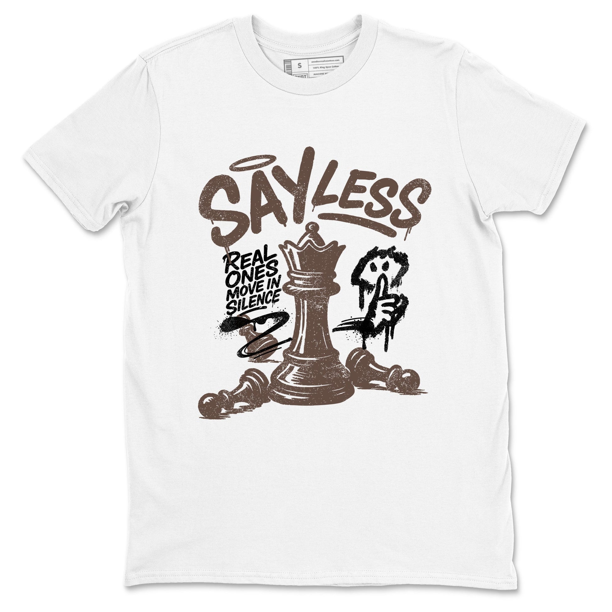 Sneaker match tees – Sneaker Tees To Match Air Jordan 4 Cave Stone Shoes – Say Less Tee White 2