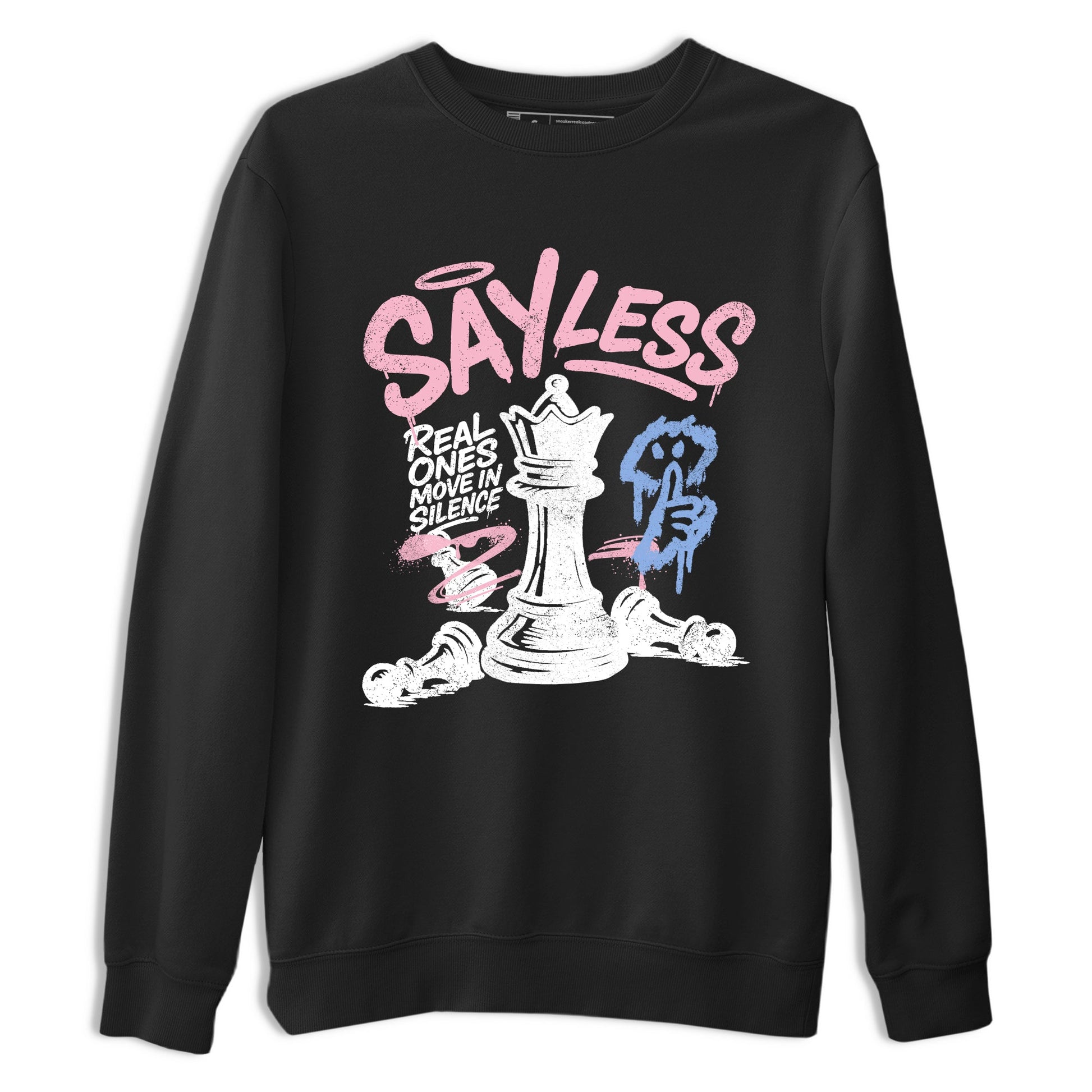 Sneaker match tees – Sneaker Tees To Match Air Jordan 5 Medium Soft Pink Shoes – Say Less Tee Black 2