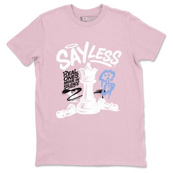 Sneaker match tees – Sneaker Tees To Match Air Jordan 5 Medium Soft Pink Shoes – Say Less Tee Pink 2
