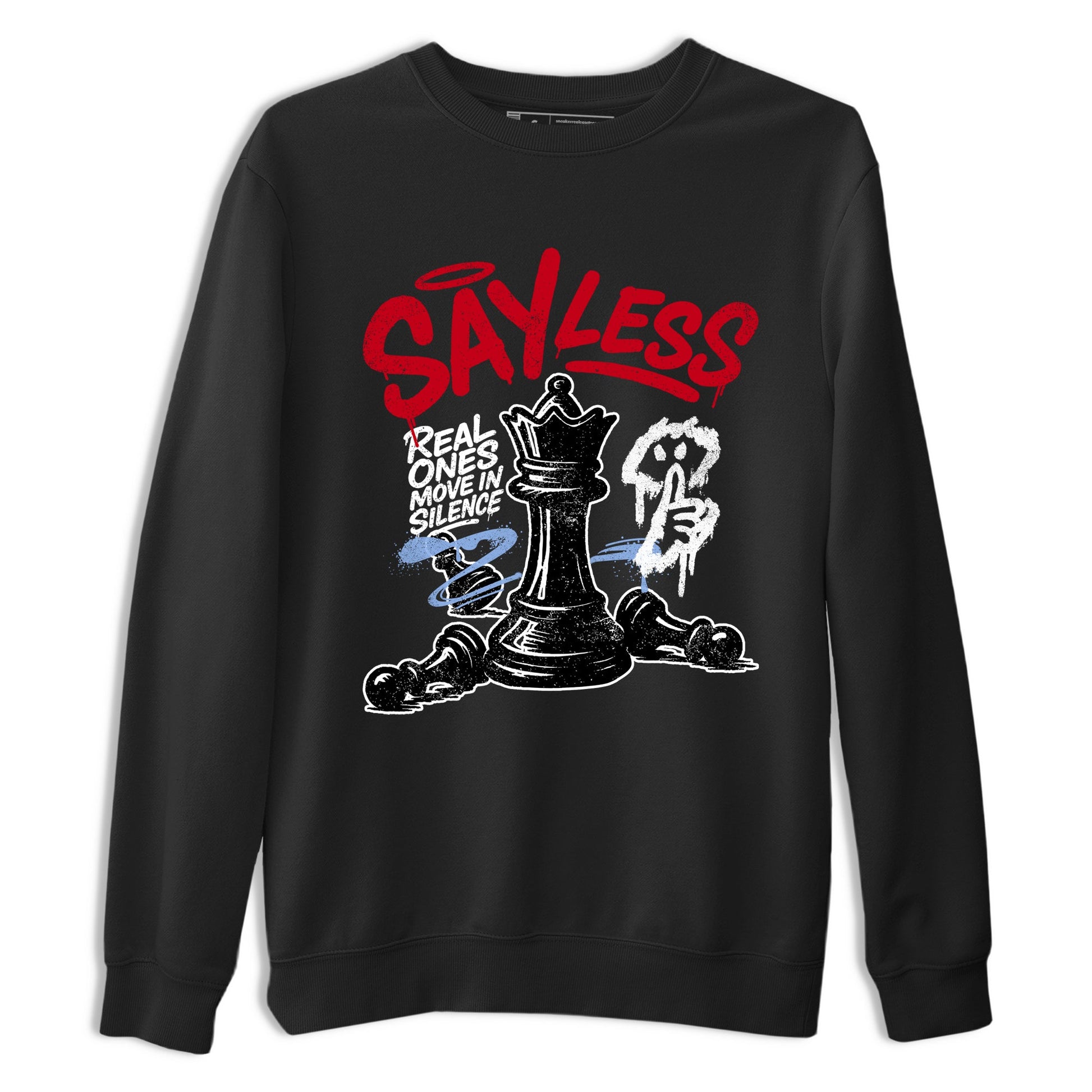 Sneaker match tees – Sneaker Tees To Match Air Jordan 5 Fire Red Shoes – Say Less Tee Black 2