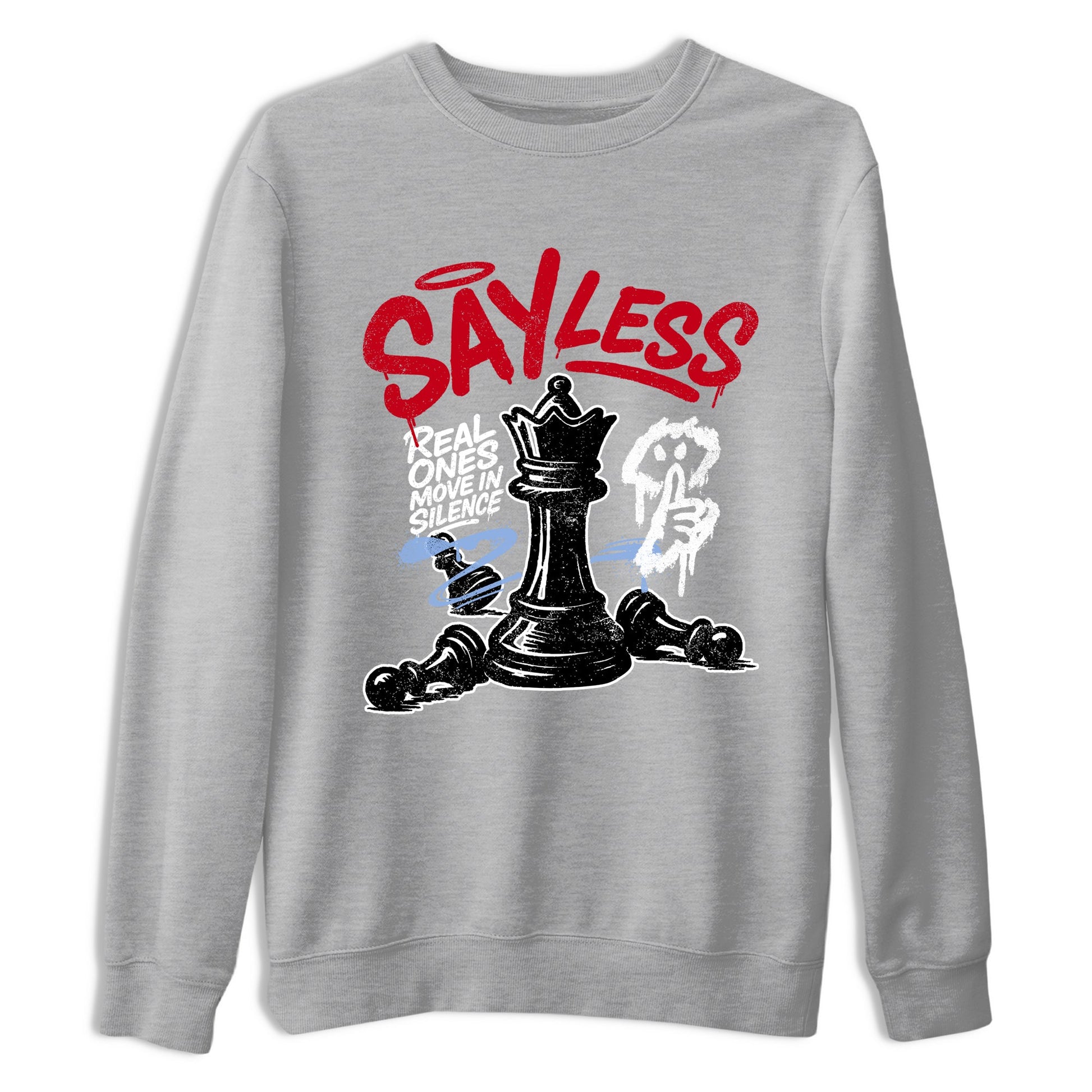 Sneaker match tees – Sneaker Tees To Match Air Jordan 5 Fire Red Shoes – Say Less Tee Heather Grey 2