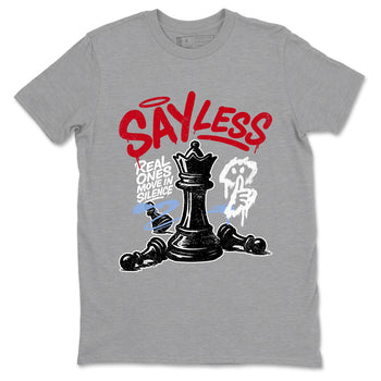 Sneaker match tees – Sneaker Tees To Match Air Jordan 5 Fire Red Shoes – Say Less Tee Heather Grey 2
