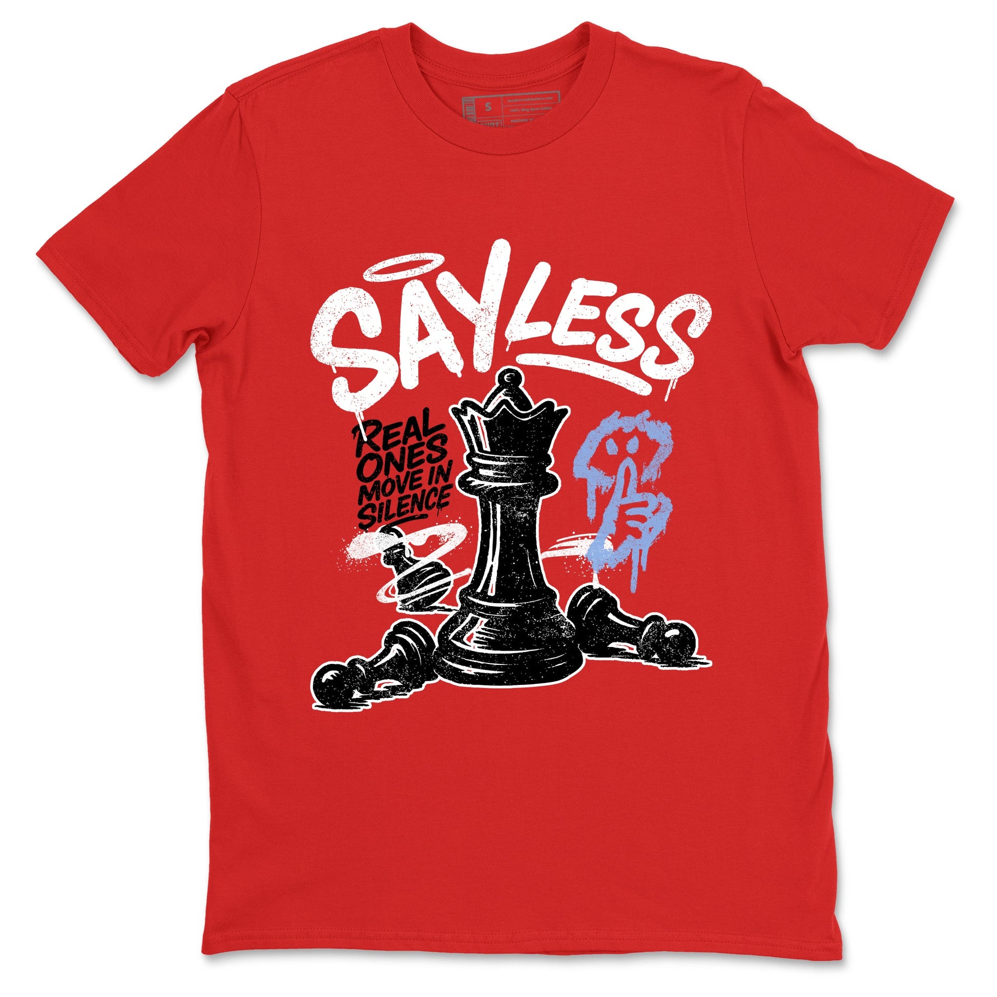 Sneaker match tees – Sneaker Tees To Match Air Jordan 5 Fire Red Shoes – Say Less Tee Red 2