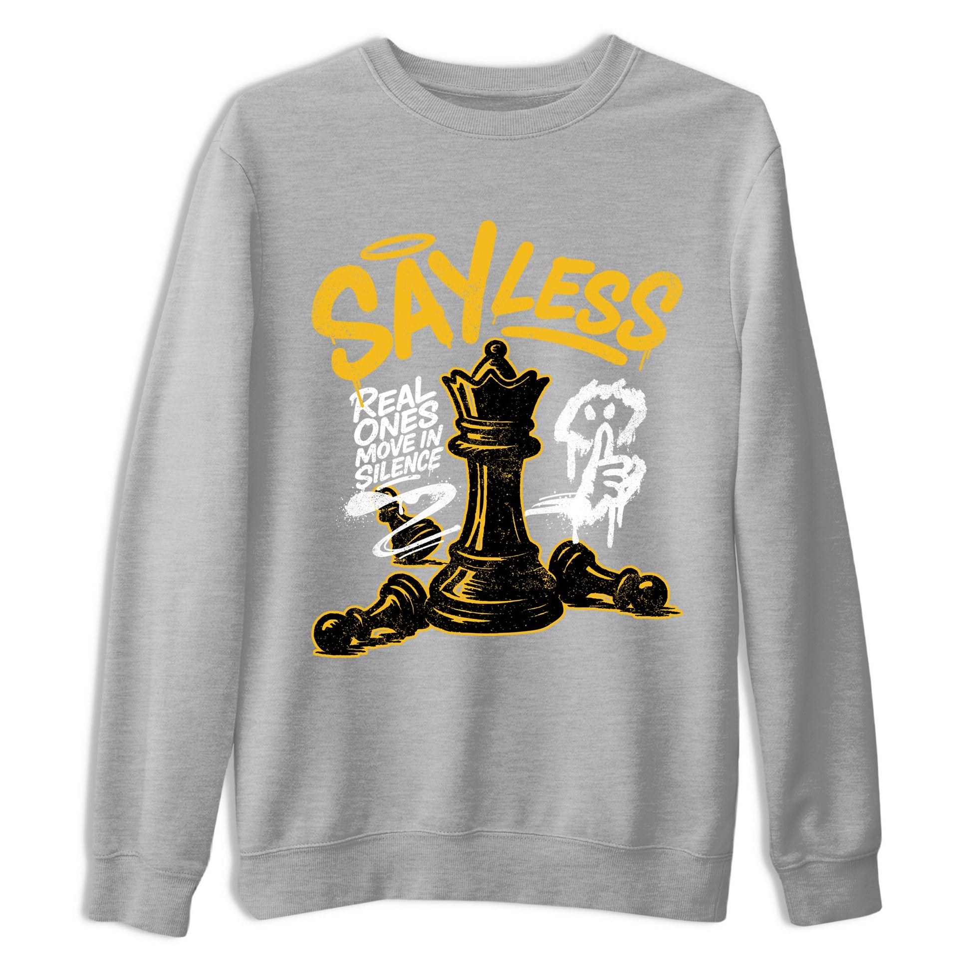 Sneaker match tees – Sneaker Tees To Match Air Jordan 5 Tokyo Shoes – Say Less Tee Heather Grey 2