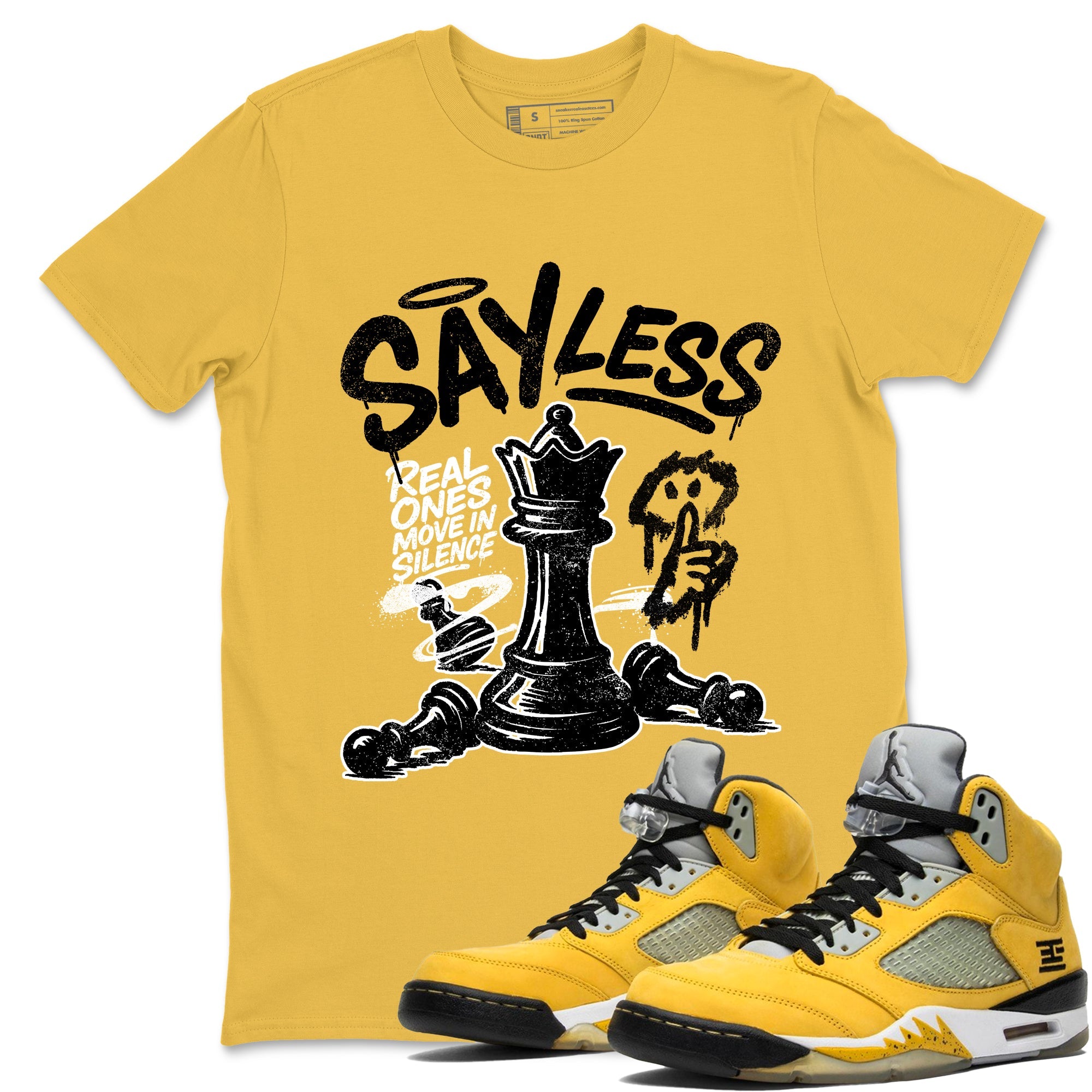 Sneaker match tees – Sneaker Tees To Match Air Jordan 5 Tokyo Shoes – Say Less Tee Daisy 1