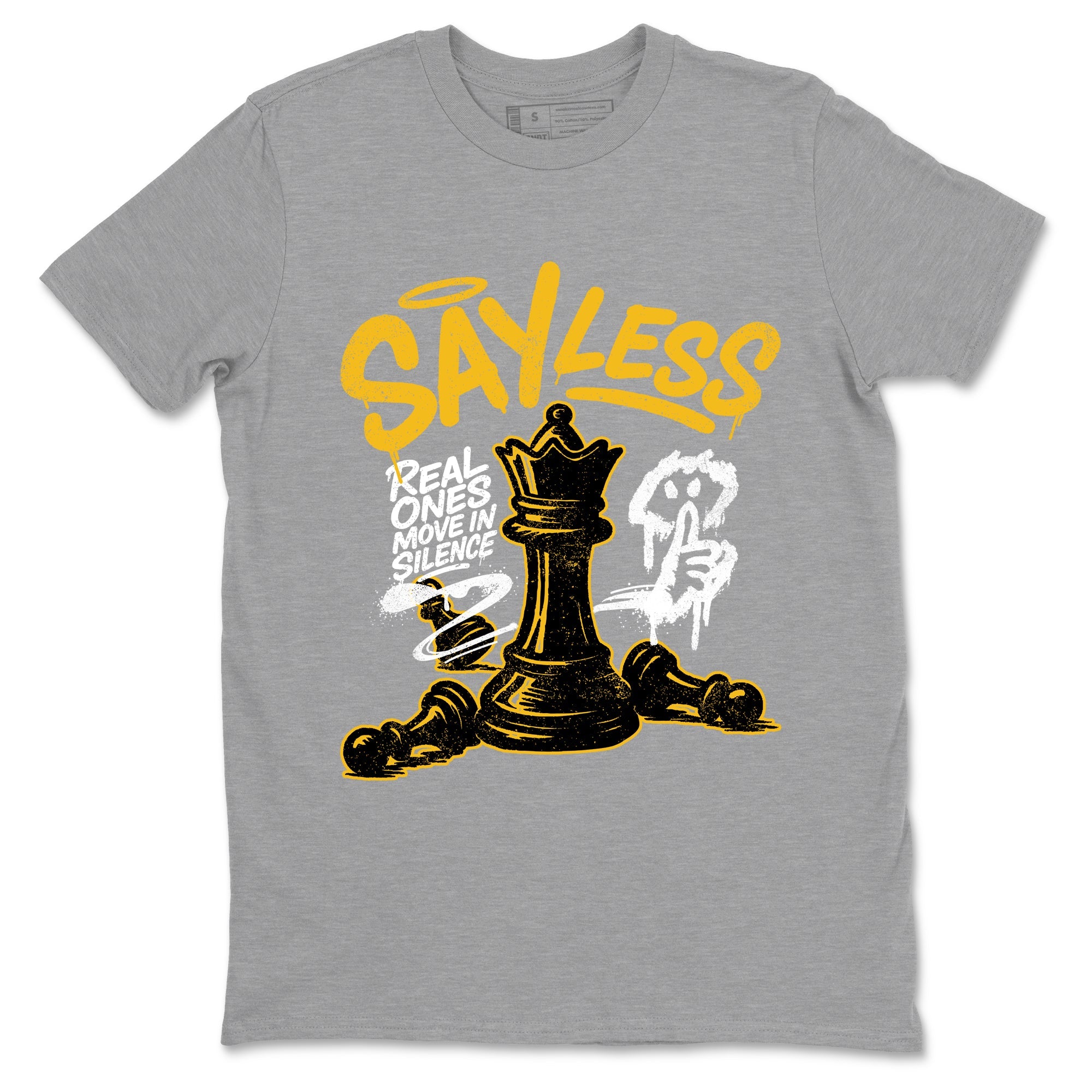 Sneaker match tees – Sneaker Tees To Match Air Jordan 5 Tokyo Shoes – Say Less Tee Heather Grey 2
