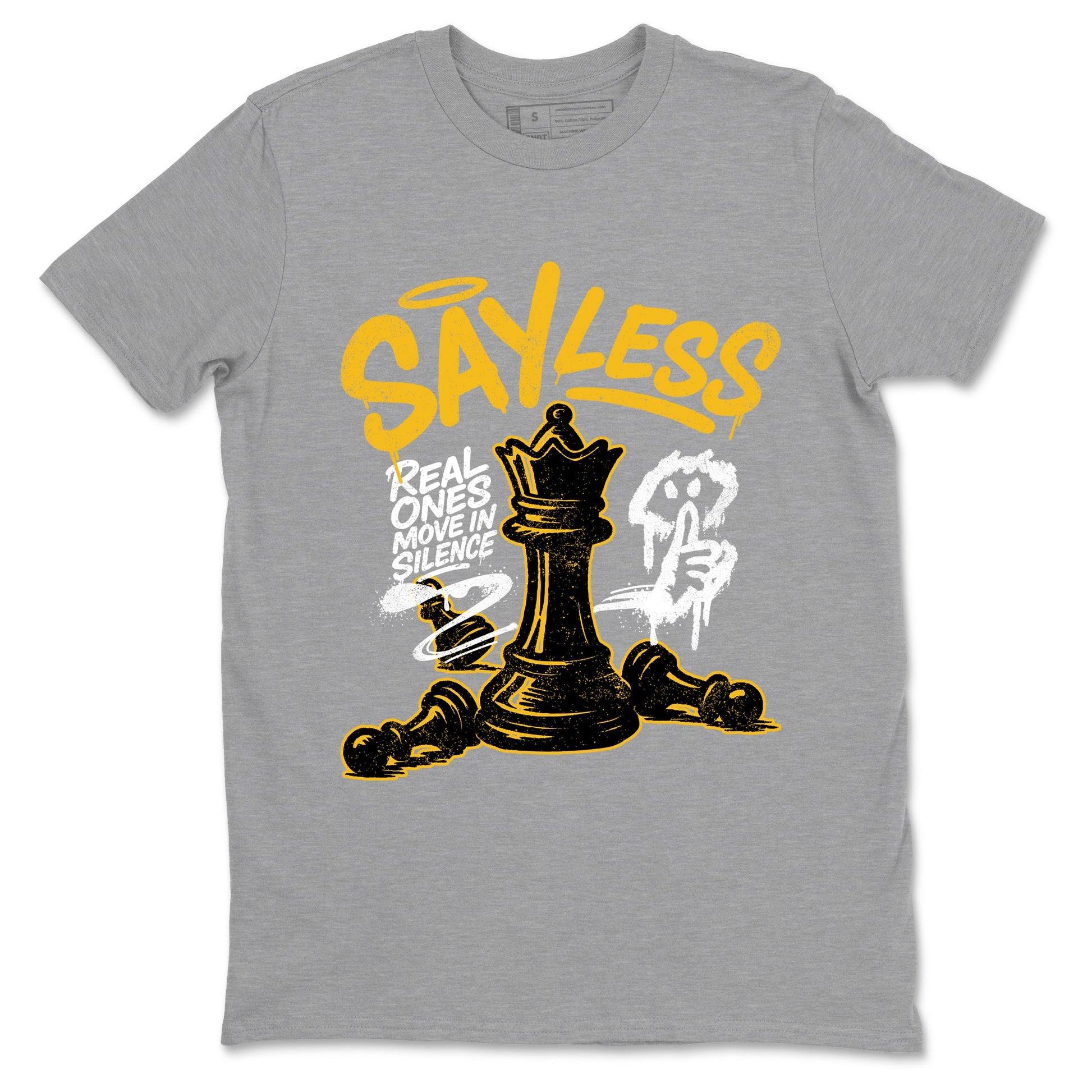 Sneaker match tees – Sneaker Tees To Match Air Jordan 5 Tokyo Shoes – Say Less Tee Heather Grey 2