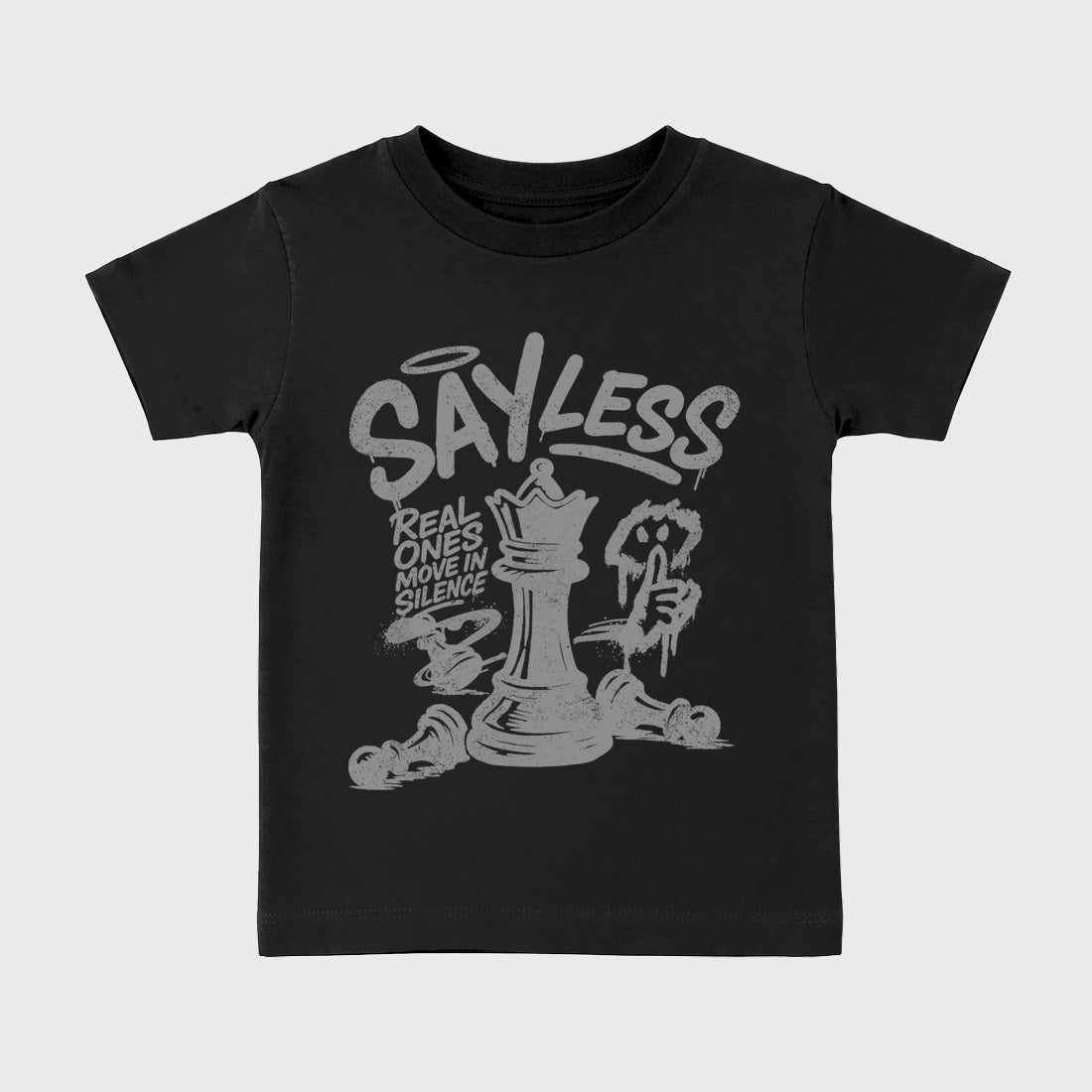 Sneaker match tees – Sneaker Tees To Match Air Jordan 6 Cap and Gown Shoes – Say Less Kids T-Shirt Black 2