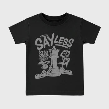 Sneaker match tees – Sneaker Tees To Match Air Jordan 6 Cap and Gown Shoes – Say Less Kids T-Shirt Black 2