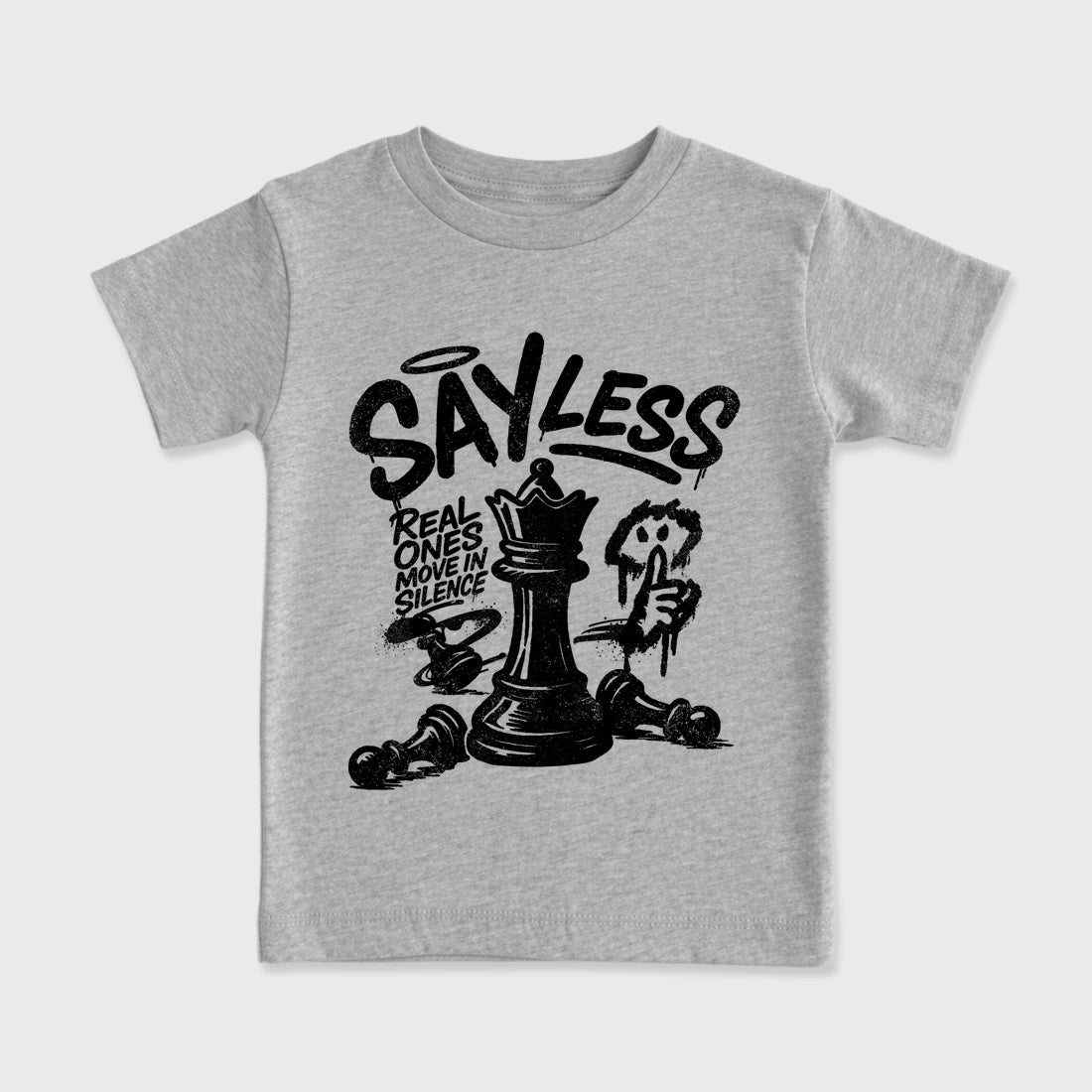 Sneaker match tees – Sneaker Tees To Match Air Jordan 6 Cap and Gown Shoes – Say Less Kids T-Shirt Heather Grey 2