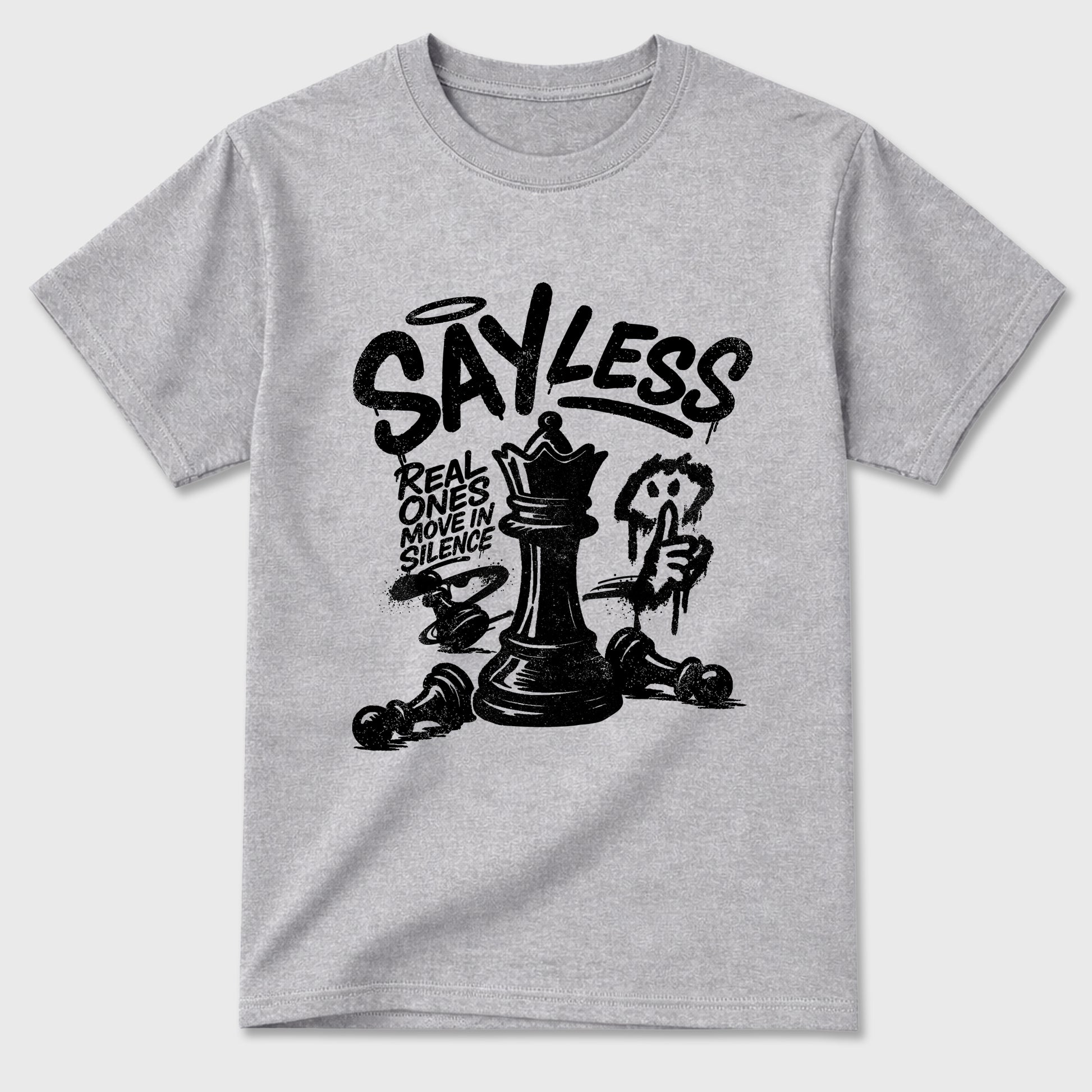 Sneaker match tees – Sneaker Tees To Match Air Jordan 6 Cap and Gown Shoes – Say Less Tee Heather Grey 2
