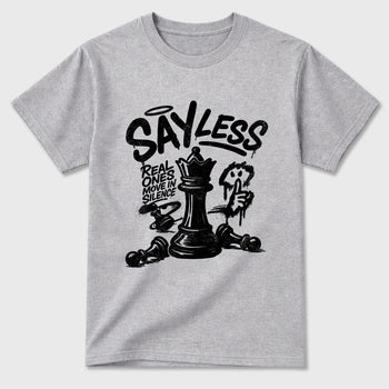 Sneaker match tees – Sneaker Tees To Match Air Jordan 6 Cap and Gown Shoes – Say Less Tee Heather Grey 2