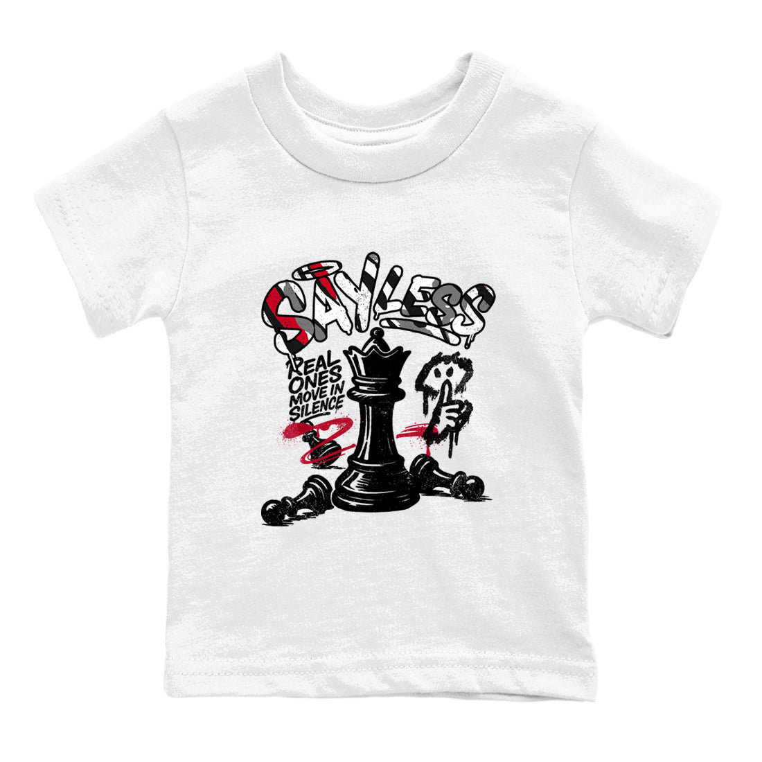 Sneaker match tees – Sneaker Tees To Match Air Jordan 8 Bunny Shoes Air Jordan 8 Bunny White and True Red – Say Less Kids T-Shirt White 2