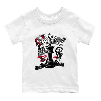 Sneaker match tees – Sneaker Tees To Match Air Jordan 8 Bunny Shoes Air Jordan 8 Bunny White and True Red – Say Less Kids T-Shirt White 2