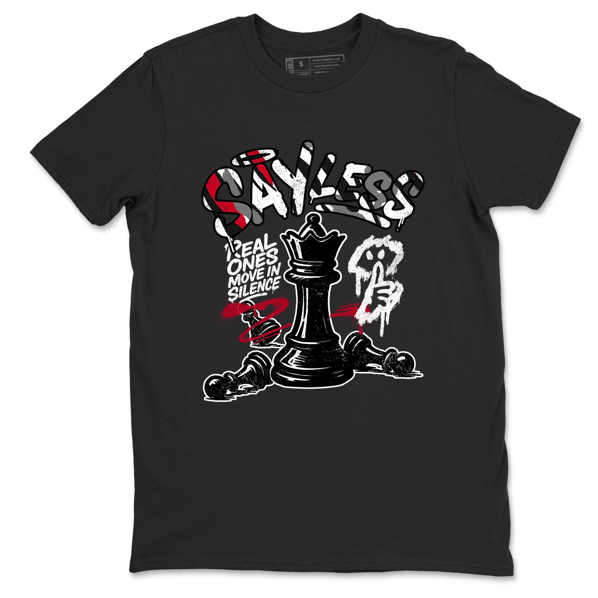 Sneaker match tees – Sneaker Tees To Match Air Jordan 8 Bunny Shoes Air Jordan 8 Bunny White and True Red – Say Less Tee Black 2