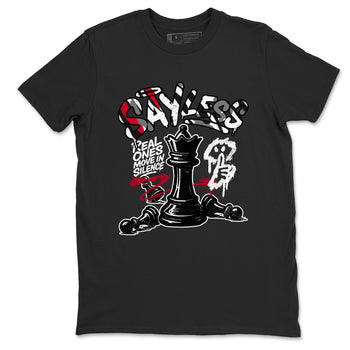 Sneaker match tees – Sneaker Tees To Match Air Jordan 8 Bunny Shoes Air Jordan 8 Bunny White and True Red – Say Less Tee Black 2