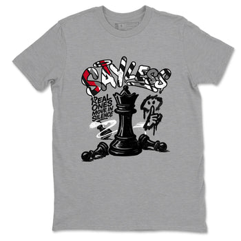 Sneaker match tees – Sneaker Tees To Match Air Jordan 8 Bunny Shoes Air Jordan 8 Bunny White and True Red – Say Less Tee Heather Grey 2