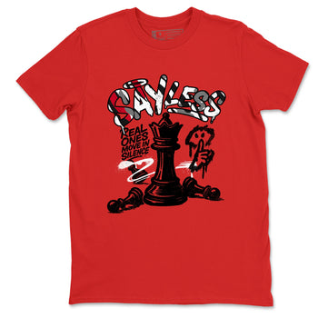 Sneaker match tees – Sneaker Tees To Match Air Jordan 8 Bunny Shoes Air Jordan 8 Bunny White and True Red – Say Less Tee Red 2