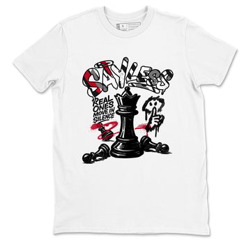 Sneaker match tees – Sneaker Tees To Match Air Jordan 8 Bunny Shoes Air Jordan 8 Bunny White and True Red – Say Less Tee White 2