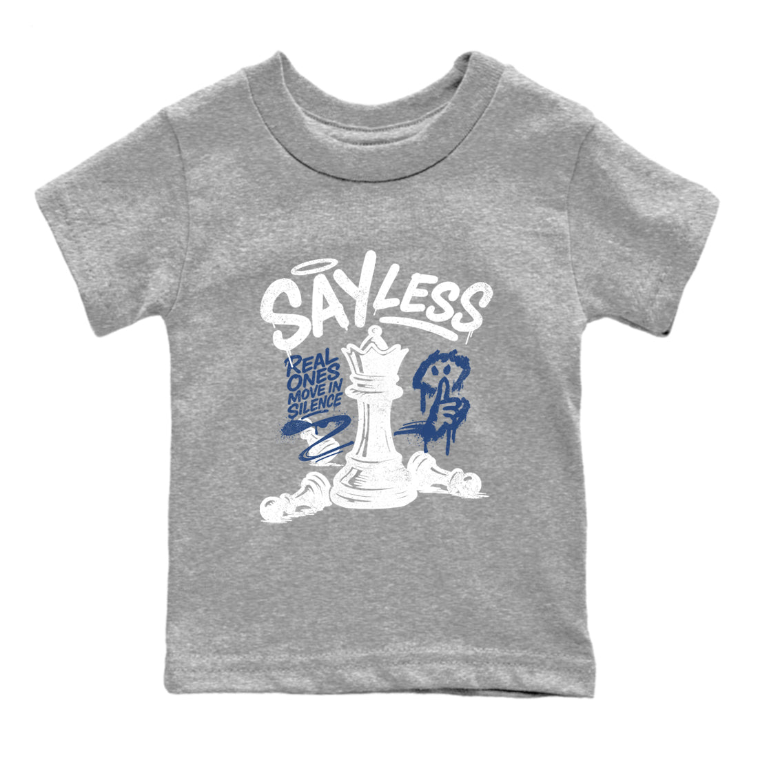 Sneaker match tees – Sneaker Tees To Match Air Jordan 9 Flint Grey Shoes – Say Less Kids T-Shirt Heather Grey 2