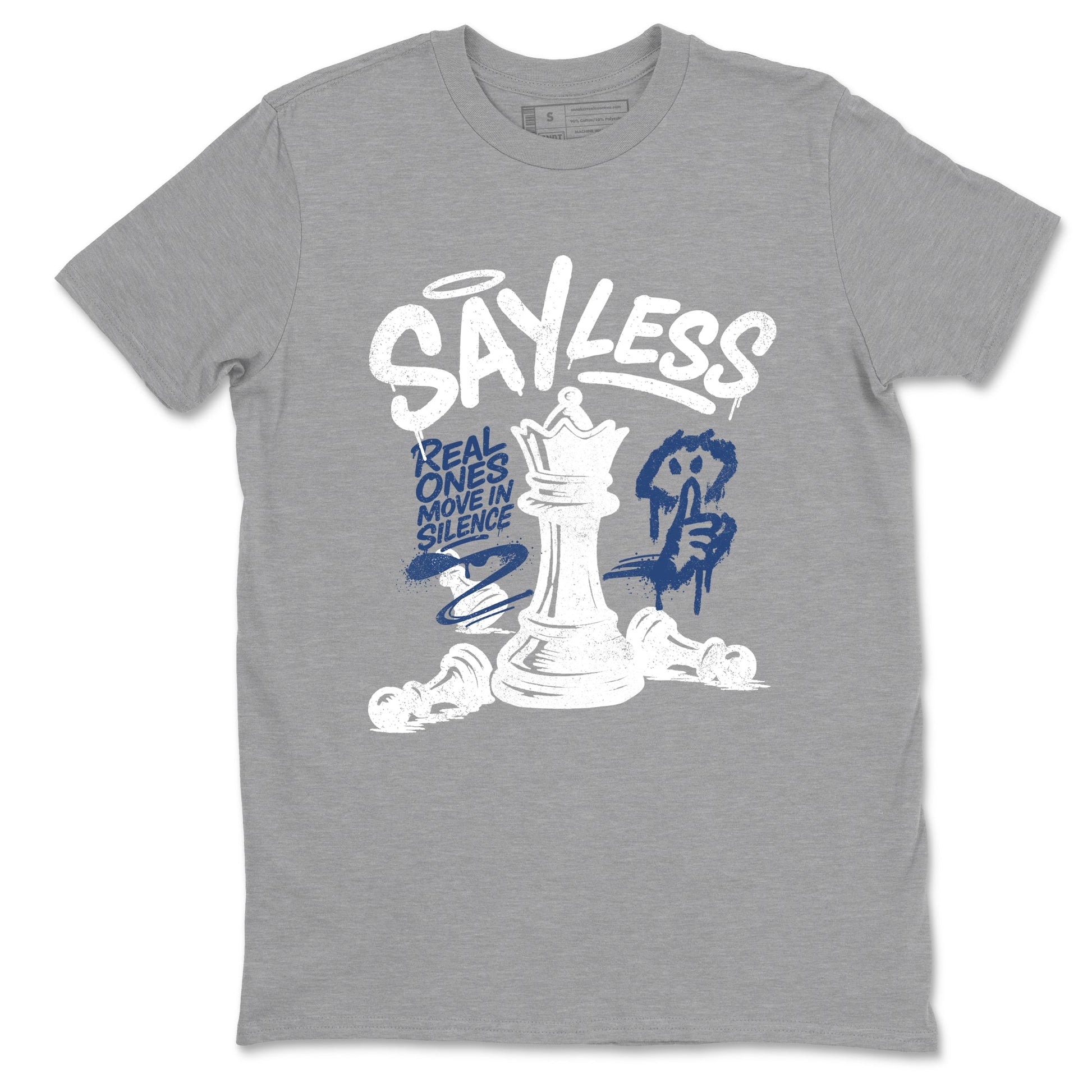 Sneaker match tees – Sneaker Tees To Match Air Jordan 9 Flint Grey Shoes – Say Less Tee Heather Grey 2