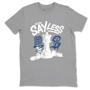 Sneaker match tees – Sneaker Tees To Match Air Jordan 9 Flint Grey Shoes – Say Less Tee Heather Grey 2