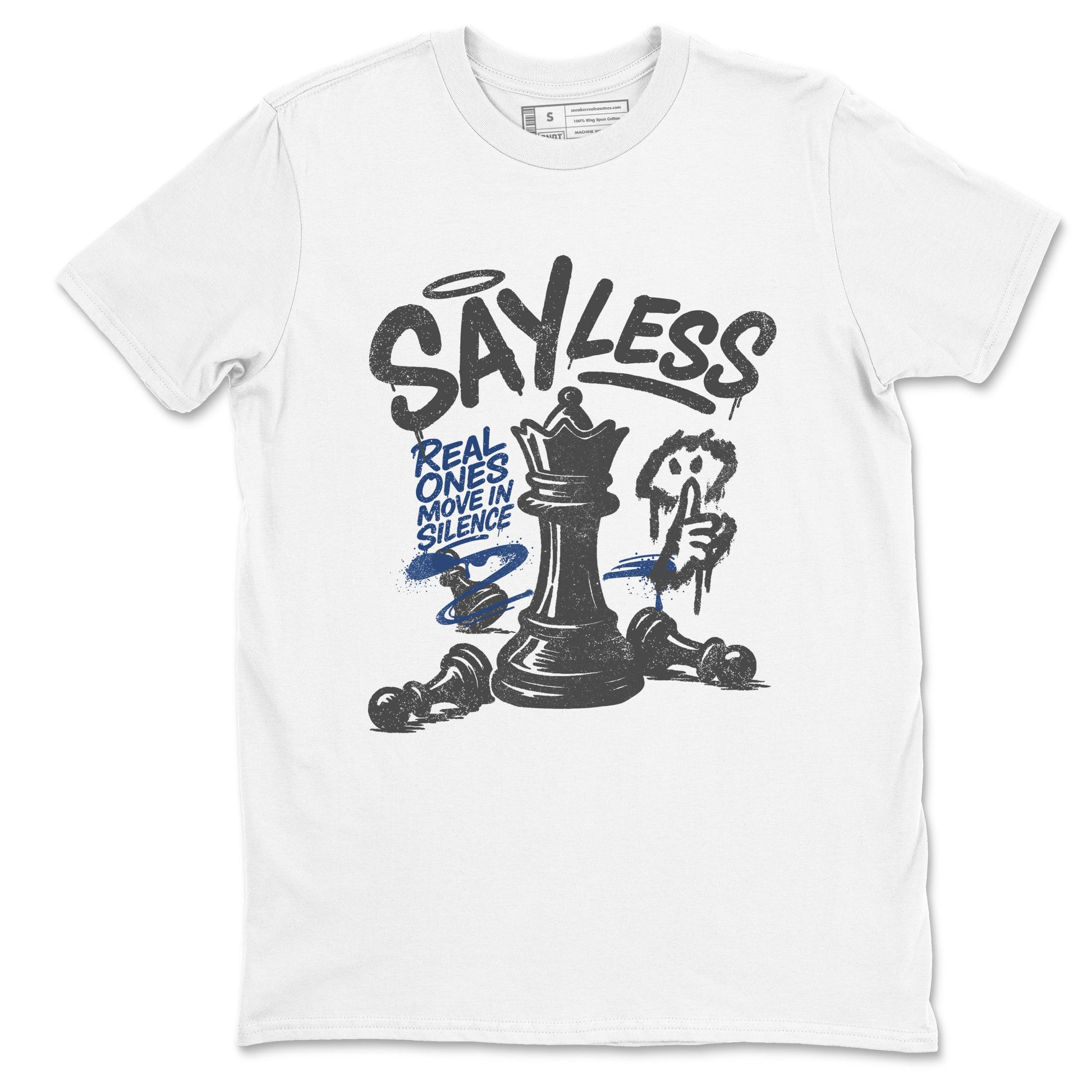 Sneaker match tees – Sneaker Tees To Match Air Jordan 9 Flint Grey Shoes – Say Less Tee White 2