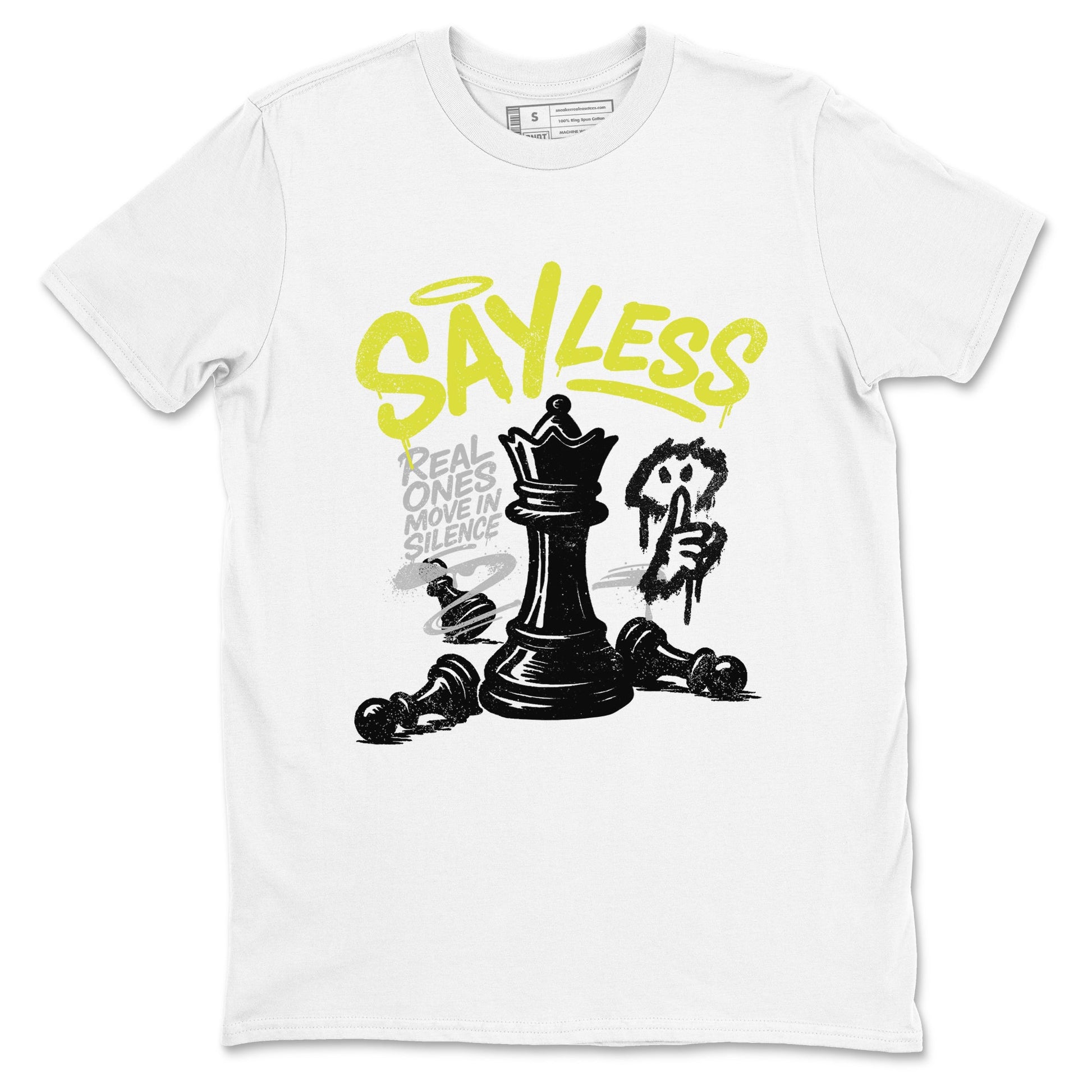 Say Less sneaker match t-shirt styled to complete your fit with the Air Max 90 Cyber sneakers, shown in White 2.