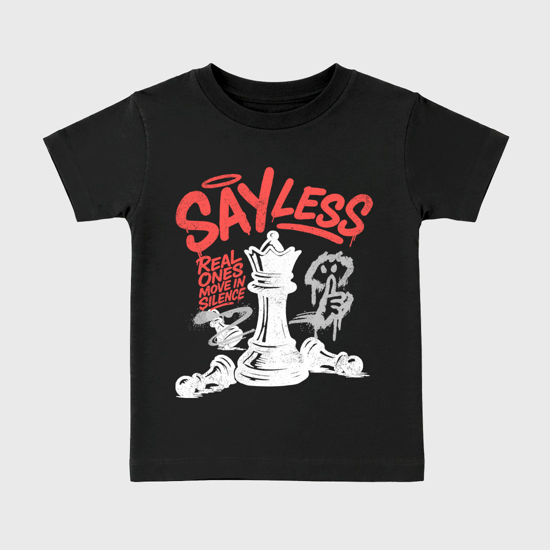 Sneaker match tees – Sneaker Tees To Match Air Max 90 Infrared Shoes – Say Less Kids T-Shirt Black 2