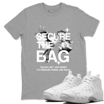 Secure The Bag SNRT Sneaker Tees - Air Foamposite One Triple White